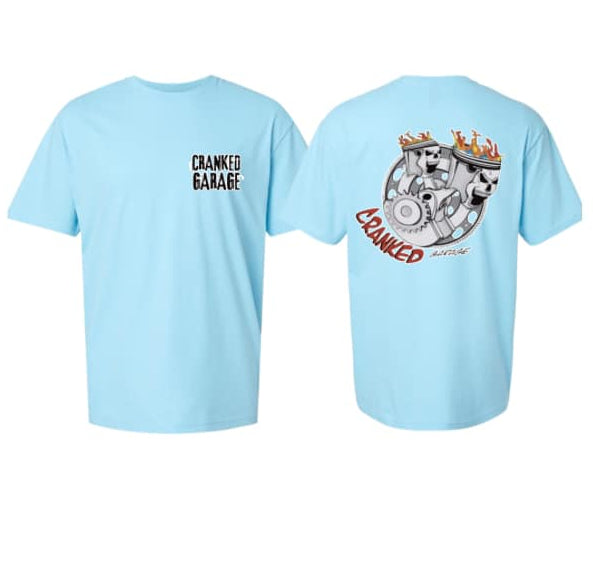 Cranked Garage Short Sleeve T-Shirt